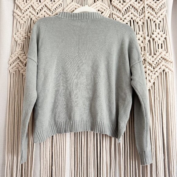 Moon & Madison "Sunday Funday" Sweater Light Green Size Small GUC - Picture 6 of 7